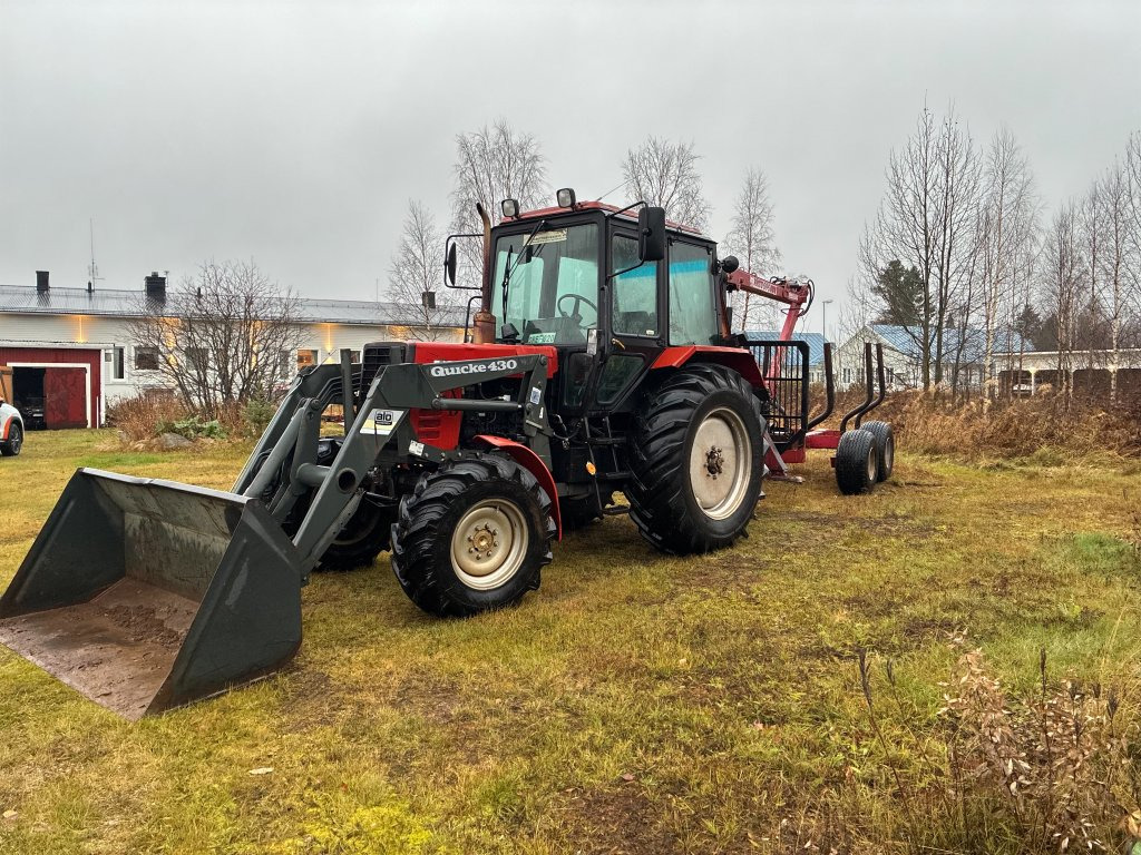 BELARUS MTZ 562 / Patu 595 - Farm tractor, Forestry trailer: picture 1 BELARUS MTZ 562 / Patu 595 - Farm tractor, Forestry trailer: picture 1
