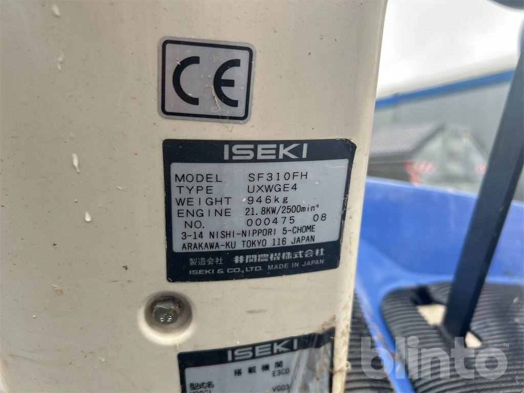 ISEKI SF310FH - Garden mower: picture 5 ISEKI SF310FH - Garden mower: picture 5