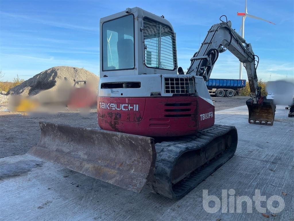 Takeuchi TB 80 FR (2005) - Crawler excavator: picture 4 Takeuchi TB 80 FR (2005) - Crawler excavator: picture 4
