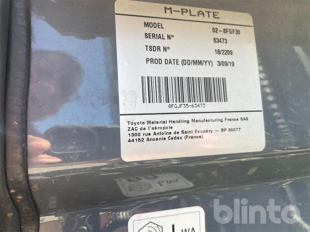 Forklift Toyota  Tonero (8FGJF36): picture 19
