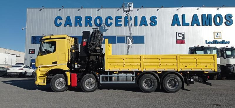 Mercedes Arocs 4140 - Dropside/ Flatbed truck, Crane truck: picture 1 Mercedes Arocs 4140 - Dropside/ Flatbed truck, Crane truck: picture 1