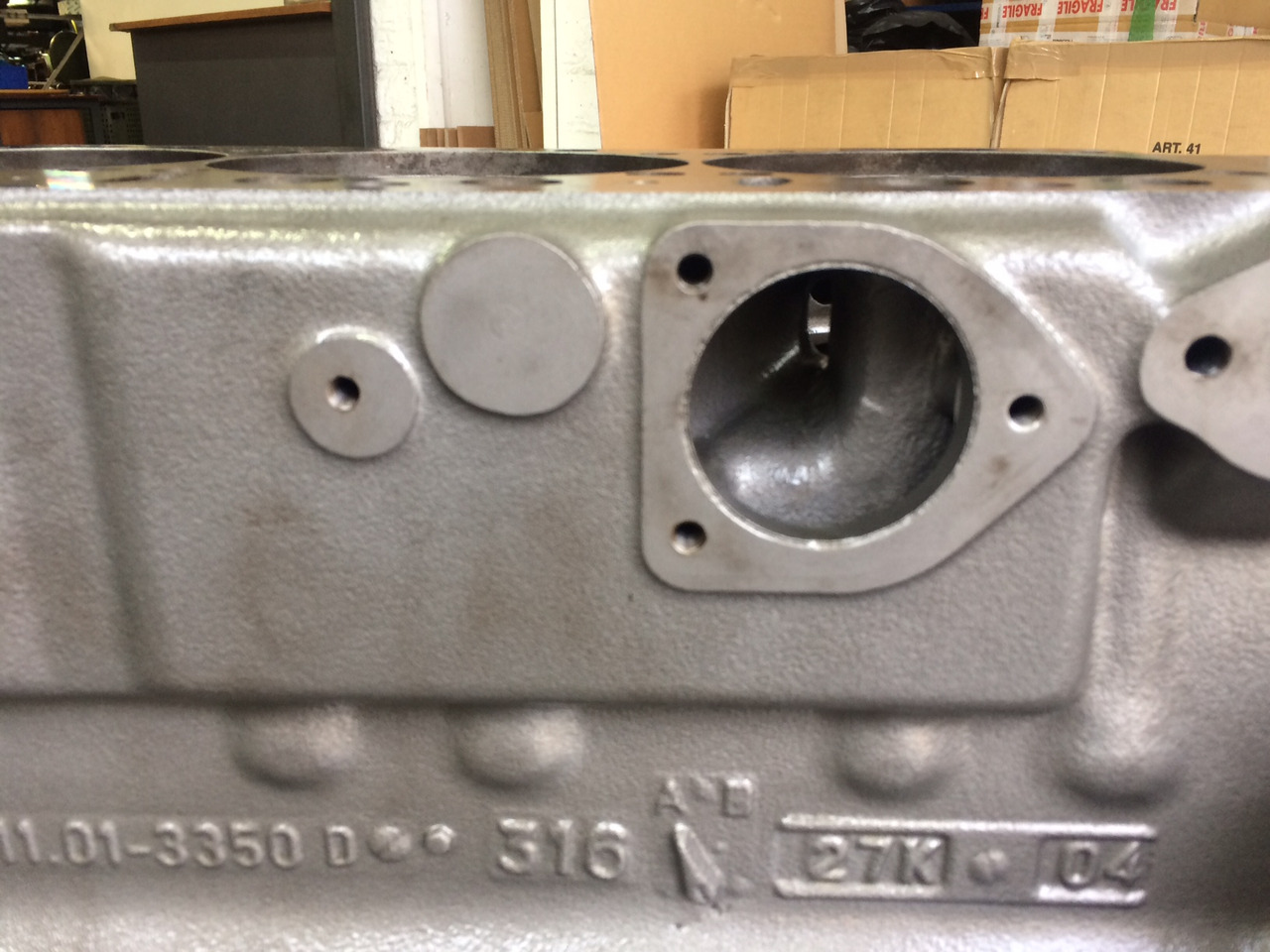 BASAMENTO MAN D2866 / D2876 / E2866 / E2876 - F2000 / BUS / INDUSTRIALI - Crankcase for Bus: picture 3 BASAMENTO MAN D2866 / D2876 / E2866 / E2876 - F2000 / BUS / INDUSTRIALI - Crankcase for Bus: picture 3