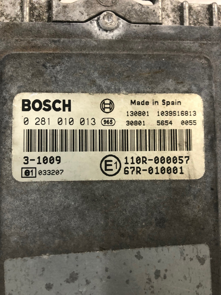 CENTRALINA CNG - RIF. BOSCH 0281010013 - RIF. MAN 51258037402 - ECU: picture 2 CENTRALINA CNG - RIF. BOSCH 0281010013 - RIF. MAN 51258037402 - ECU: picture 2