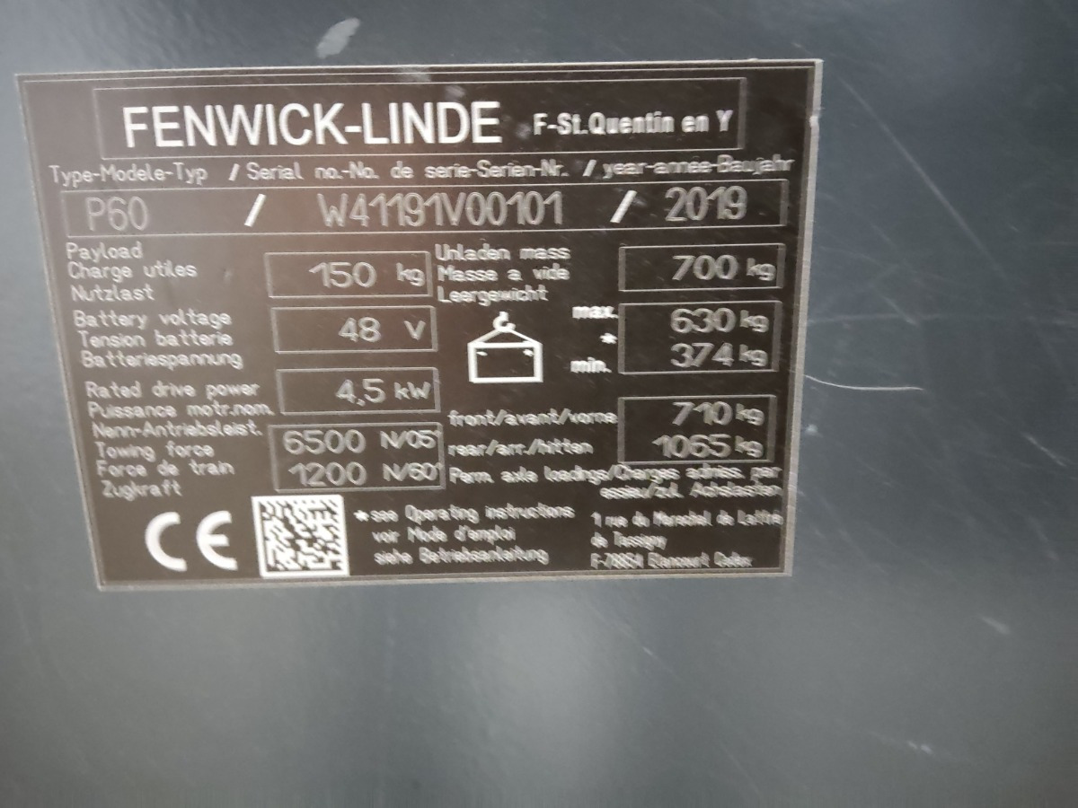 Linde P60 - Tow tractor: picture 4 Linde P60 - Tow tractor: picture 4