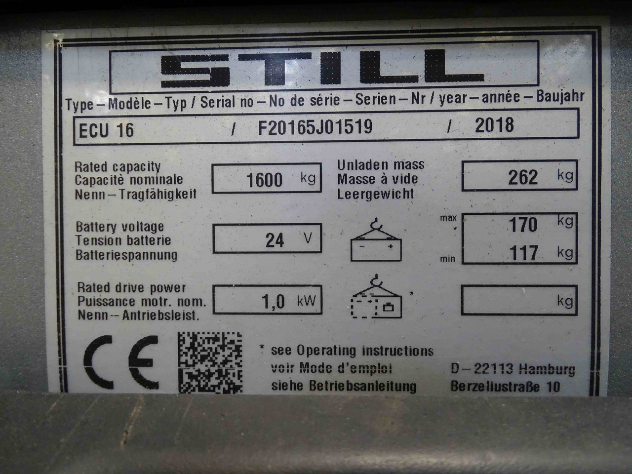 Still ECU16 - Pallet truck: picture 5 Still ECU16 - Pallet truck: picture 5