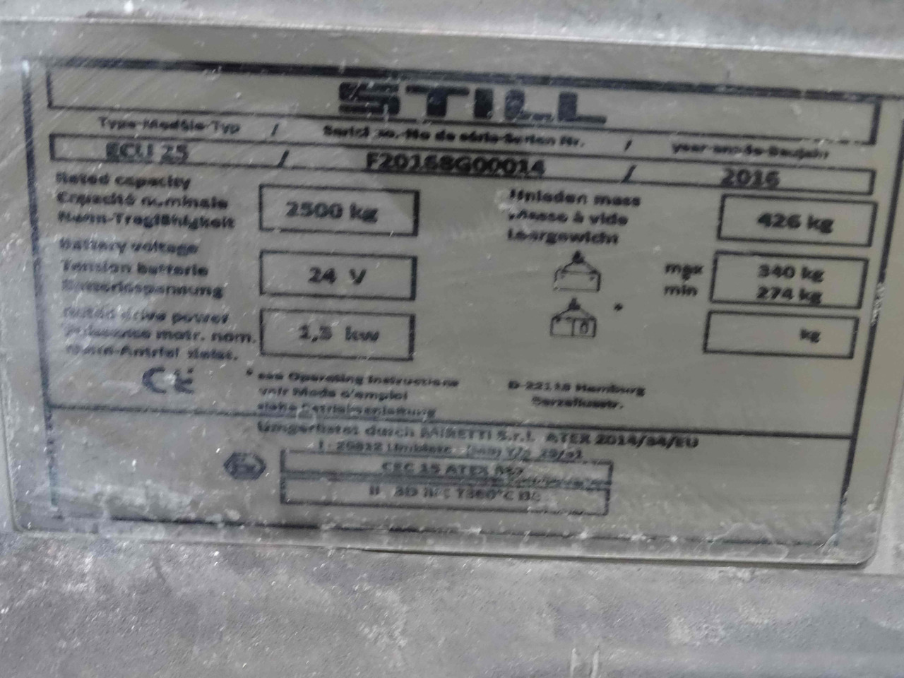 Still ECU25/1610MM - Pallet truck: picture 5 Still ECU25/1610MM - Pallet truck: picture 5