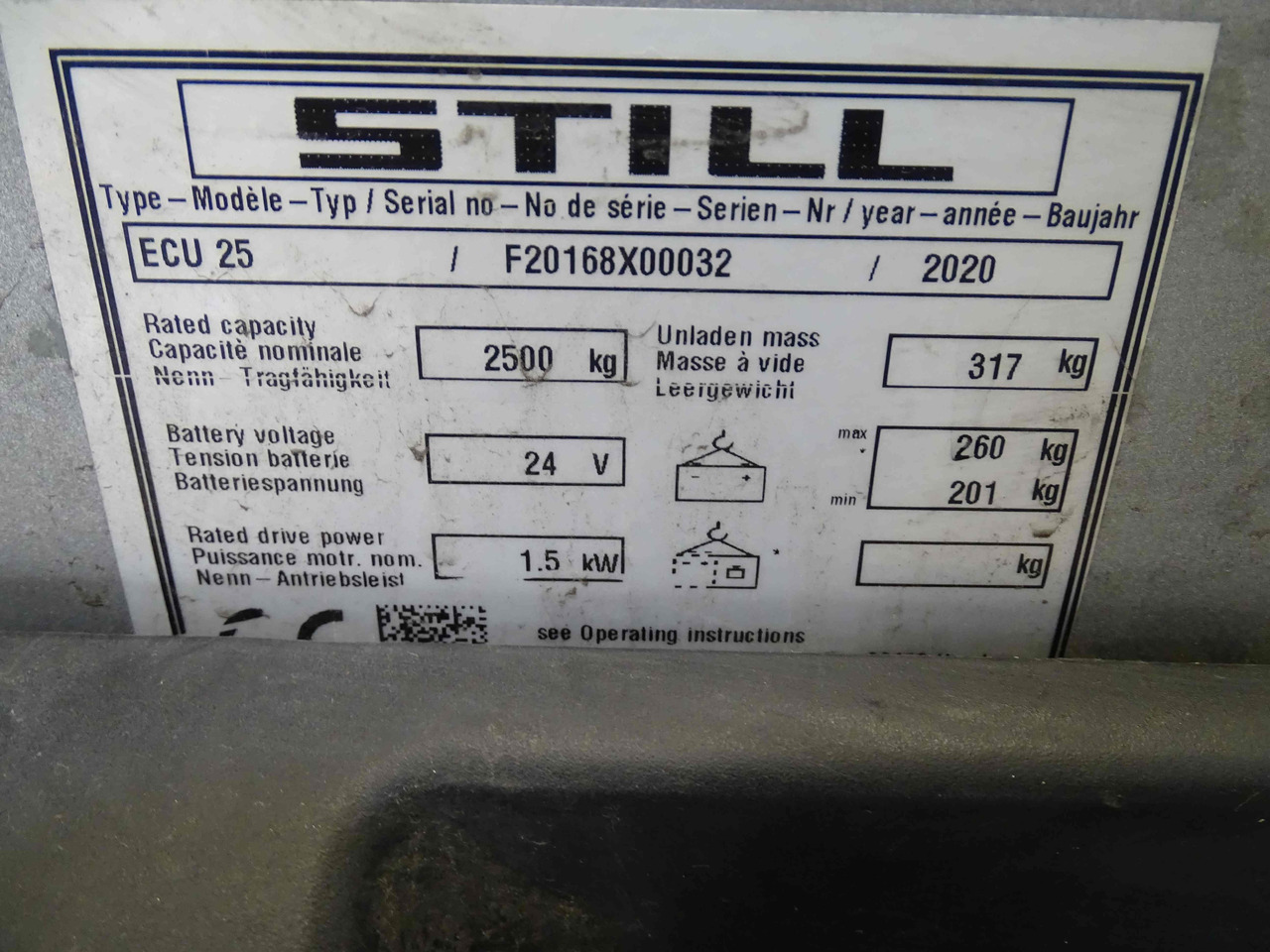 Still ECU25/980MM - Pallet truck: picture 5 Still ECU25/980MM - Pallet truck: picture 5