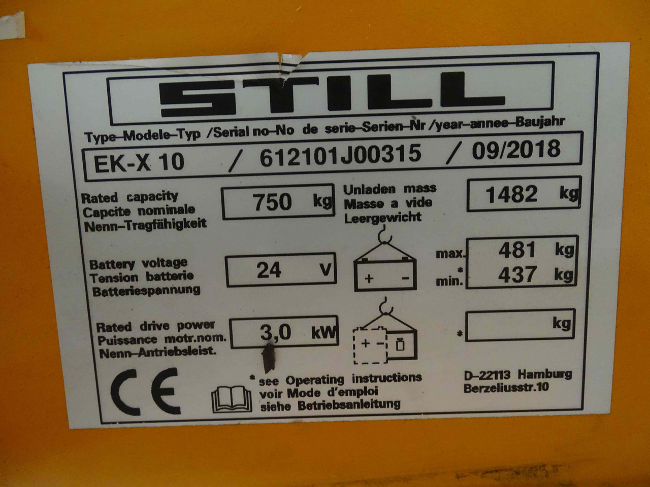 Still EK-X - Order picker: picture 5 Still EK-X - Order picker: picture 5
