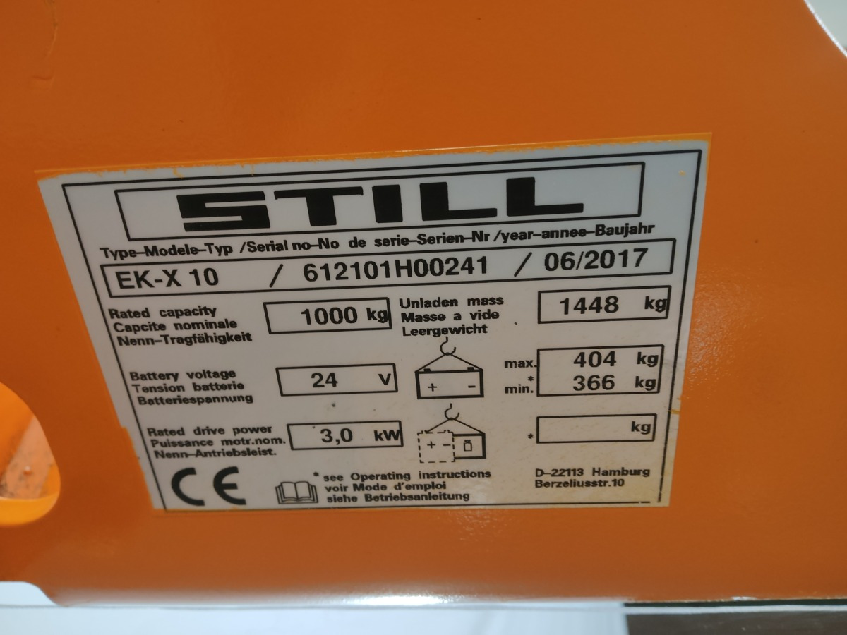 Still EK-X10/BRONZE - Order picker: picture 5 Still EK-X10/BRONZE - Order picker: picture 5