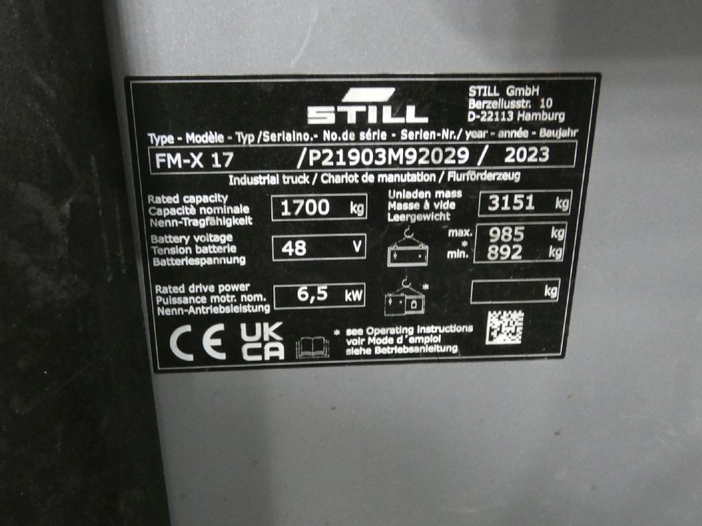 Still FM-X17 - Reach truck: picture 5 Still FM-X17 - Reach truck: picture 5