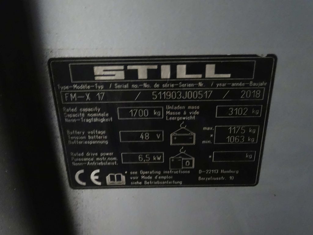 Still FM-X17 - Reach truck: picture 5 Still FM-X17 - Reach truck: picture 5