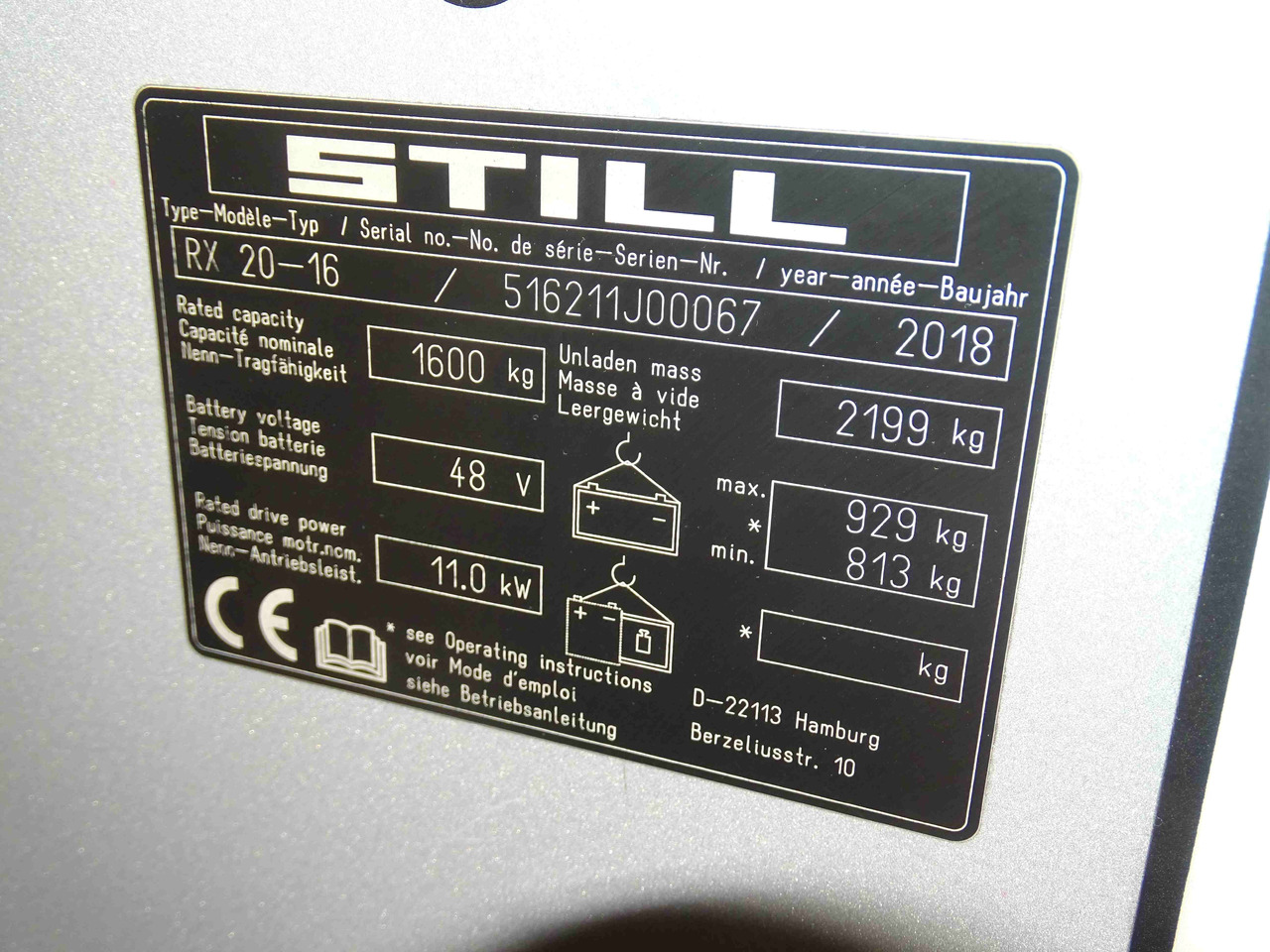 Still RX20-16 - Electric forklift: picture 5 Still RX20-16 - Electric forklift: picture 5