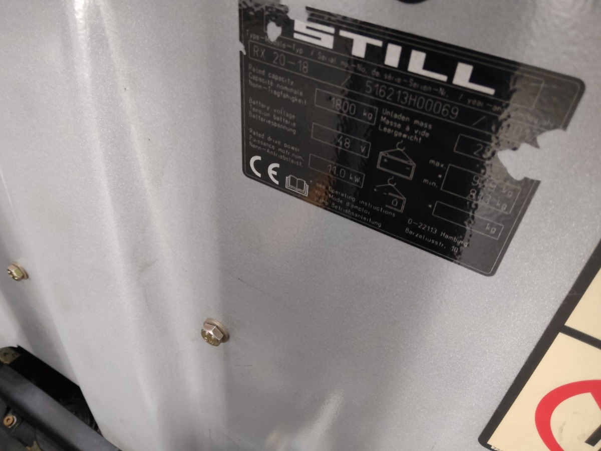 Still RX20-18 - Electric forklift: picture 5 Still RX20-18 - Electric forklift: picture 5