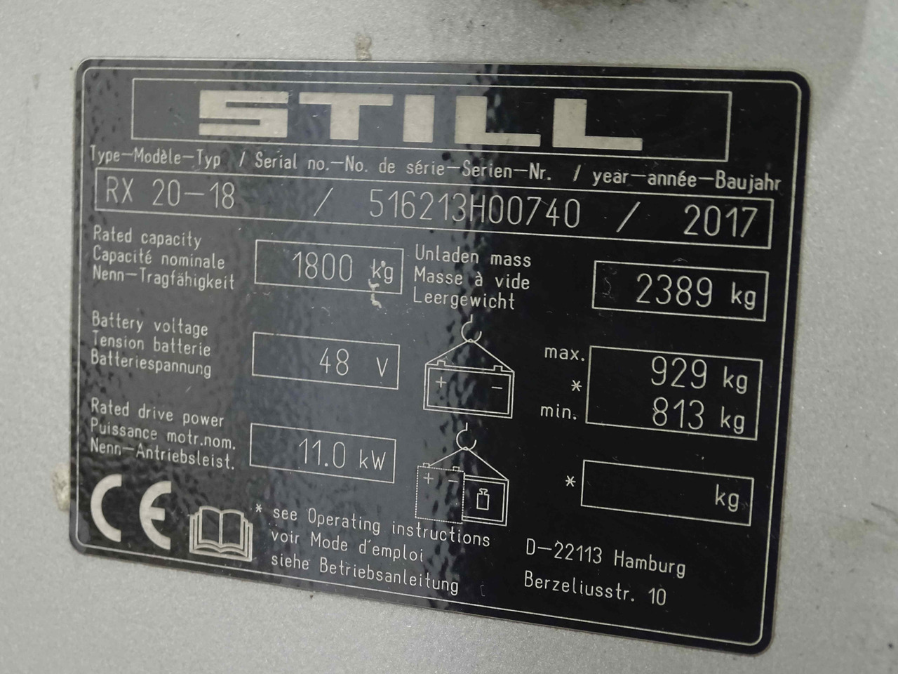 Still RX20-18 - Electric forklift: picture 5 Still RX20-18 - Electric forklift: picture 5