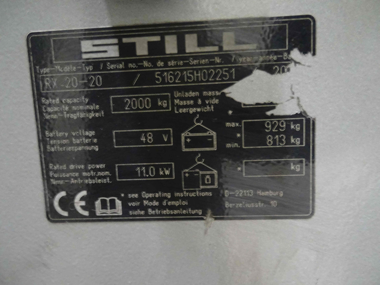 Still RX20-20 - Electric forklift: picture 5 Still RX20-20 - Electric forklift: picture 5
