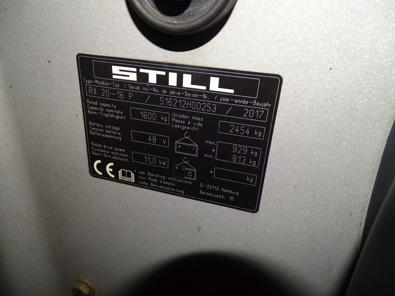 Still RX2016P - Electric forklift: picture 5 Still RX2016P - Electric forklift: picture 5