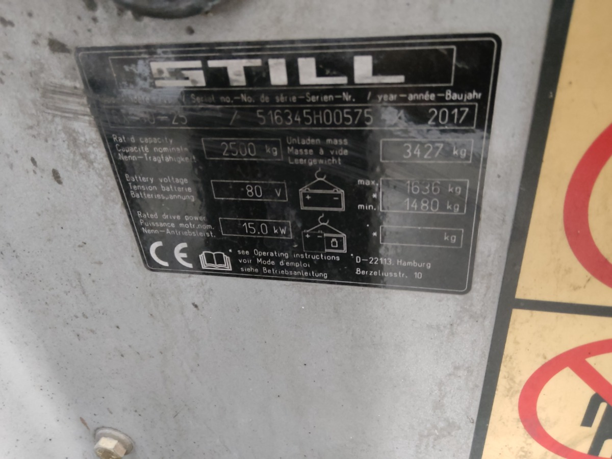 Still RX60-25 - Electric forklift: picture 5 Still RX60-25 - Electric forklift: picture 5