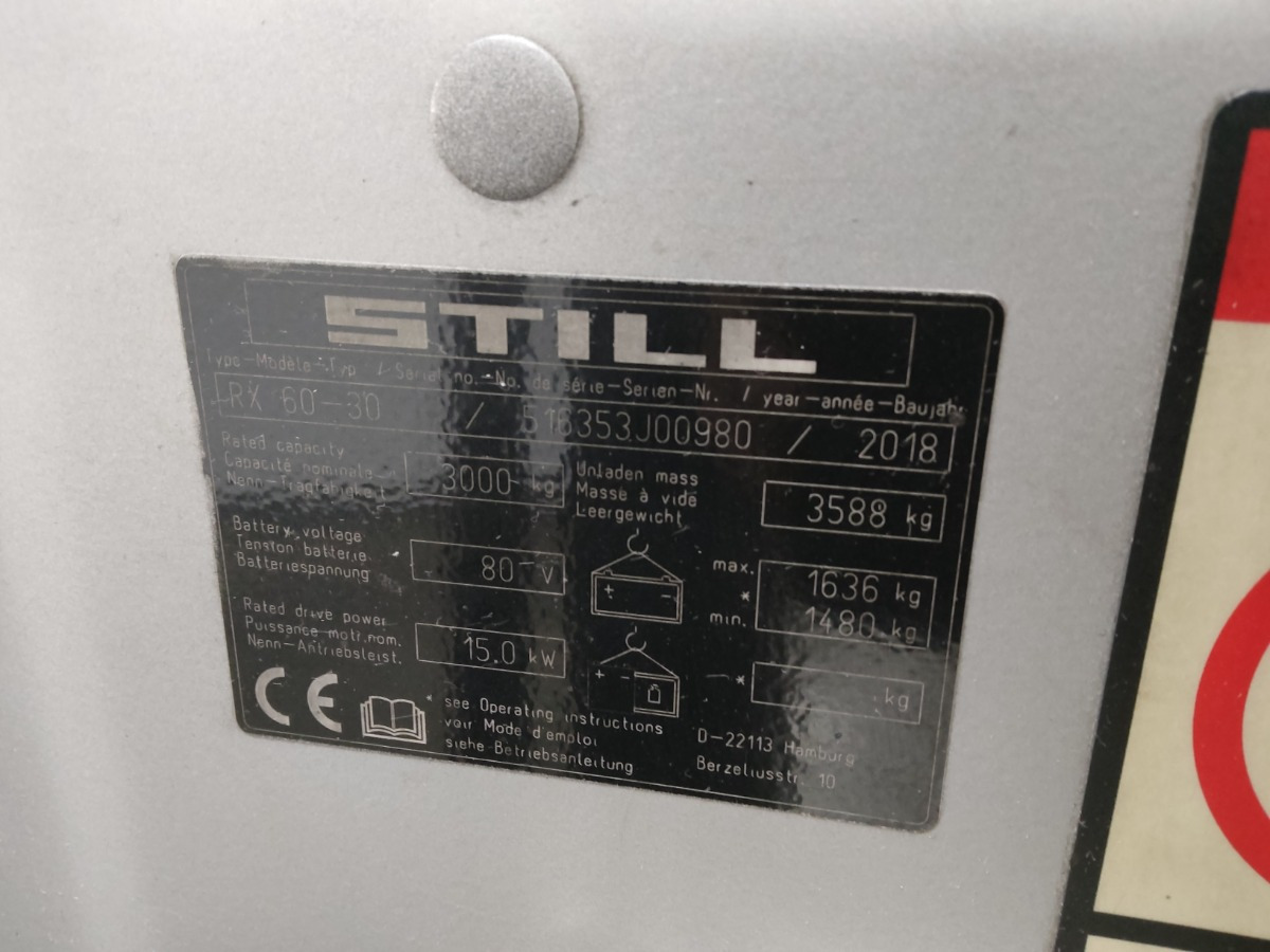 Electric forklift Still RX60-30/BRONZE: picture 9