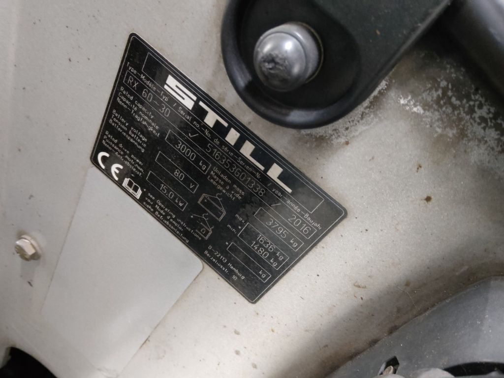 Still RX60-30 - Electric forklift: picture 5 Still RX60-30 - Electric forklift: picture 5