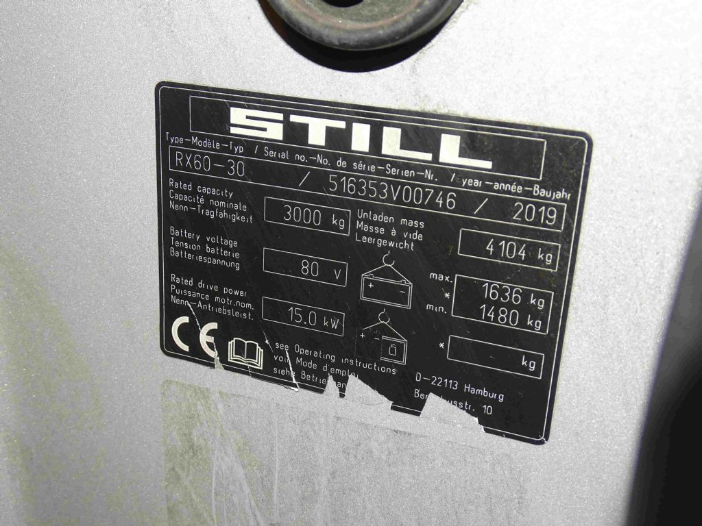 Still RX60-30 - Electric forklift: picture 5 Still RX60-30 - Electric forklift: picture 5