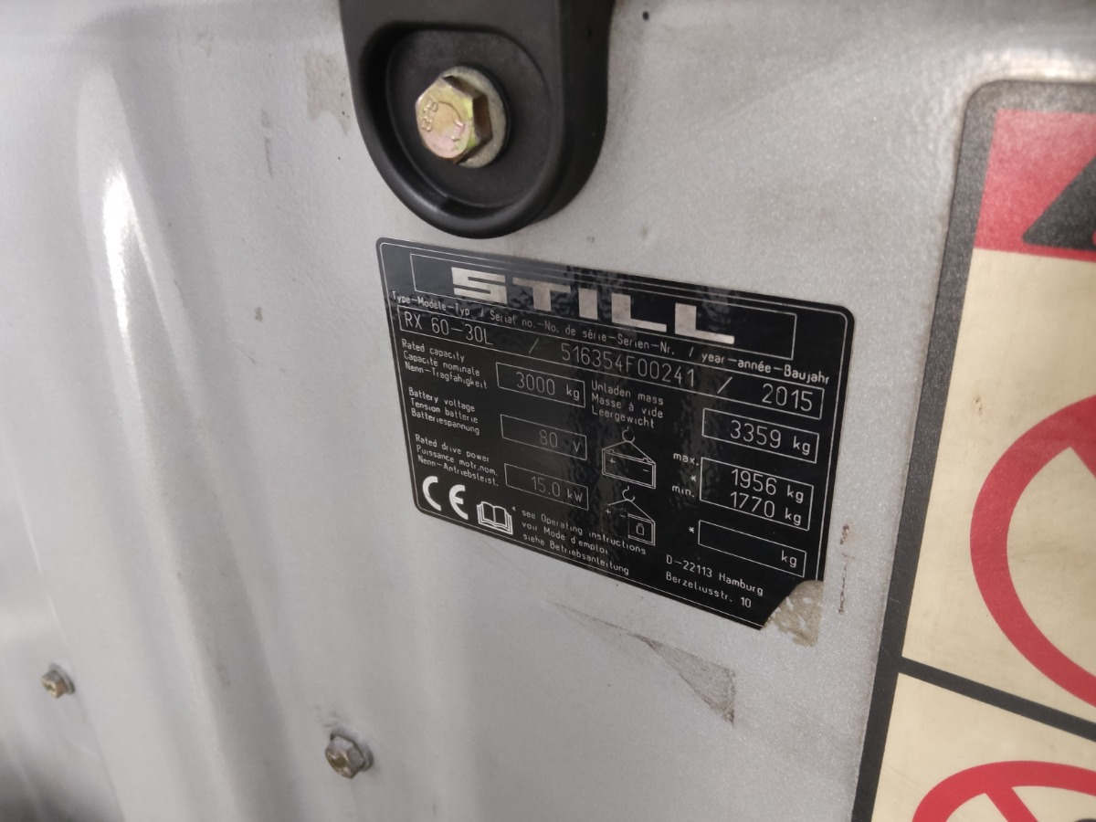 Electric forklift Still RX60-30L: picture 9