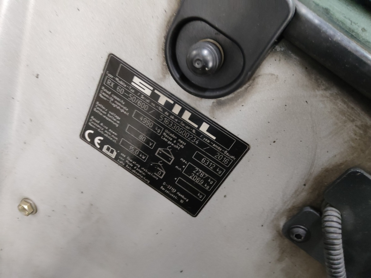 Still RX60-50/600 - Electric forklift: picture 5 Still RX60-50/600 - Electric forklift: picture 5