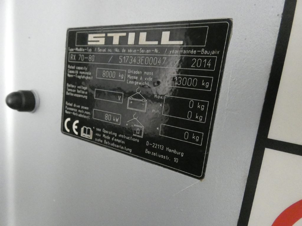 Still RX70-80 - Diesel forklift: picture 5 Still RX70-80 - Diesel forklift: picture 5