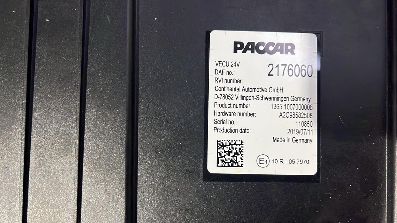 DAF XF CF VECU Control Unit Module 2176060 - ECU: picture 4 DAF XF CF VECU Control Unit Module 2176060 - ECU: picture 4