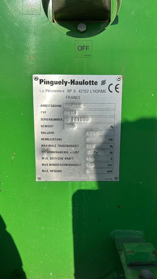 Haulotte Nacelle HA15 - Articulated boom: picture 3 Haulotte Nacelle HA15 - Articulated boom: picture 3