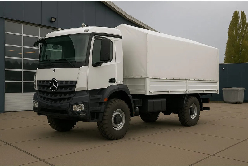 Mercedes-Benz Arocs 1836 A 4x4 Cargo Truck - Curtainsider truck: picture 1 Mercedes-Benz Arocs 1836 A 4x4 Cargo Truck - Curtainsider truck: picture 1