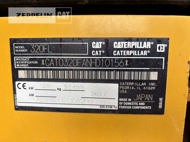 Crawler excavator Cat 320FL: picture 16