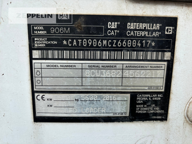 Cat 906M - Wheel loader: picture 4 Cat 906M - Wheel loader: picture 4