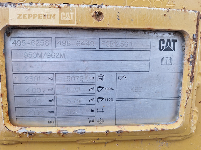 Wheel loader Cat 962M: picture 8