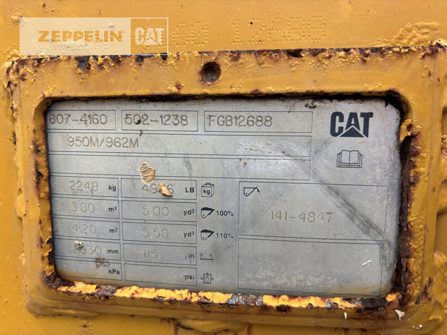 Wheel loader Cat 962M: picture 25