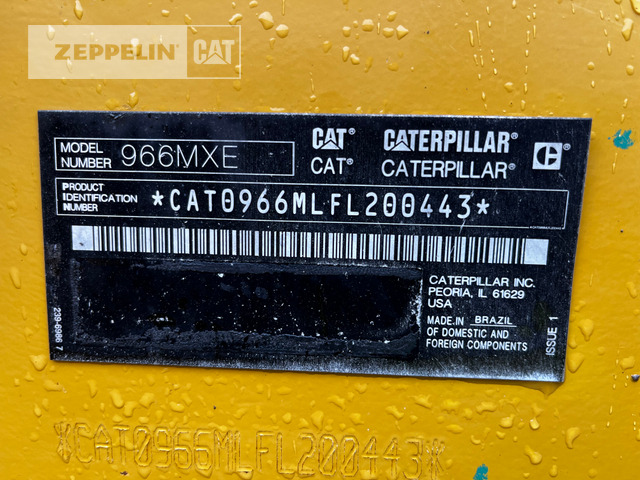 Wheel loader Cat 966MXE: picture 36