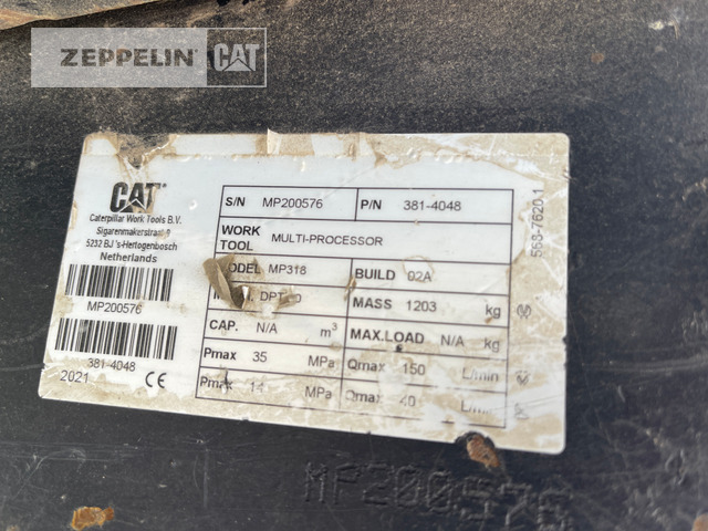 Demolition shears Cat MP318: picture 7