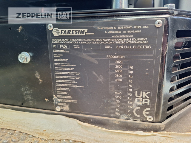 Telescopic handler Faresin 6.26e: picture 24
