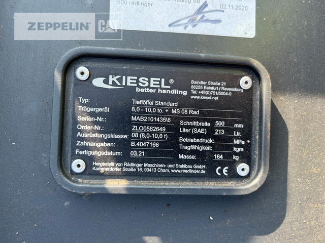 Komponenten TL500 Zähne MS08 - Excavator bucket: picture 5 Komponenten TL500 Zähne MS08 - Excavator bucket: picture 5