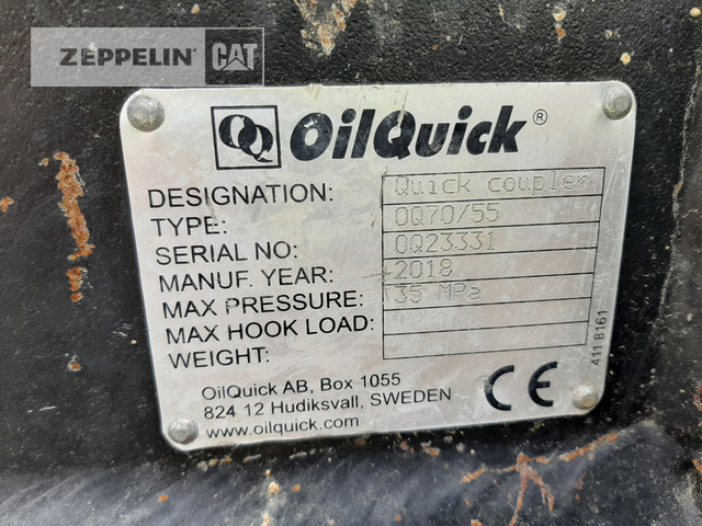 Oilquick Deutschland GmbH OQ70/55 Schnellwechs - Quick coupler for Construction machinery: picture 5 Oilquick Deutschland GmbH OQ70/55 Schnellwechs - Quick coupler for Construction machinery: picture 5