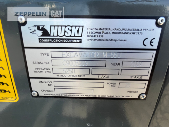 Mini excavator Toyota M55U: picture 14