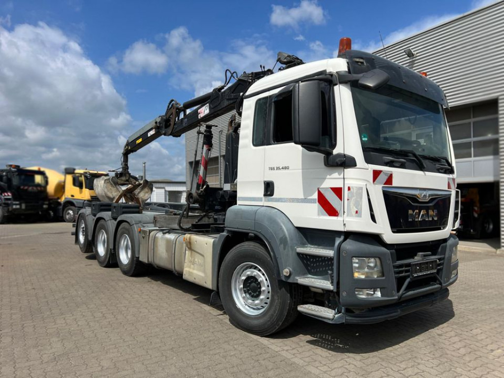 Lease a MAN TG-S 35.480 8x4 BL Abrollkipper mit Kran Penz-15L9.80+Meiller RK 30.60L  Lenk-Lift Achse MAN TG-S 35.480 8x4 BL Abrollkipper mit Kran Penz-15L9.80+Meiller RK 30.60L  Lenk-Lift Achse: picture 8