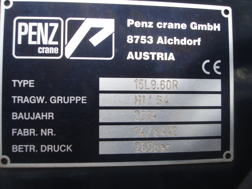Lease a MAN TG-S 35.480 8x4 BL Abrollkipper mit Kran Penz-15L9.80+Meiller RK 30.60L  Lenk-Lift Achse MAN TG-S 35.480 8x4 BL Abrollkipper mit Kran Penz-15L9.80+Meiller RK 30.60L  Lenk-Lift Achse: picture 7