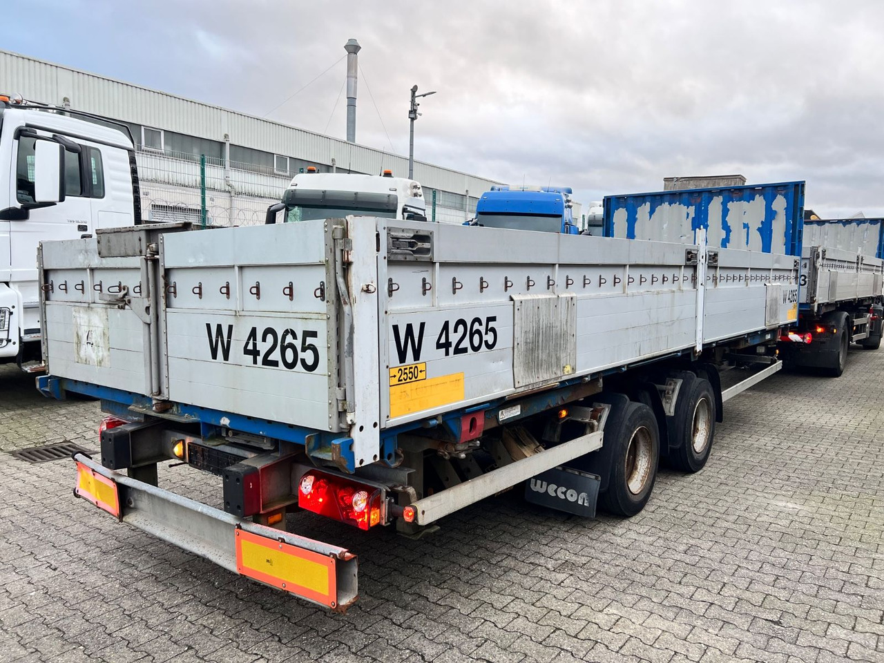 Wecon AWZ 218 LZ Tandem BDF Pritsche - Container transporter/ Swap body trailer: picture 3 Wecon AWZ 218 LZ Tandem BDF Pritsche - Container transporter/ Swap body trailer: picture 3